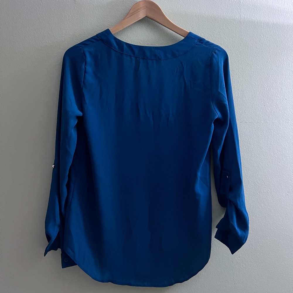 Atmosphere Dark Green Blouse - Picture 3 of 4